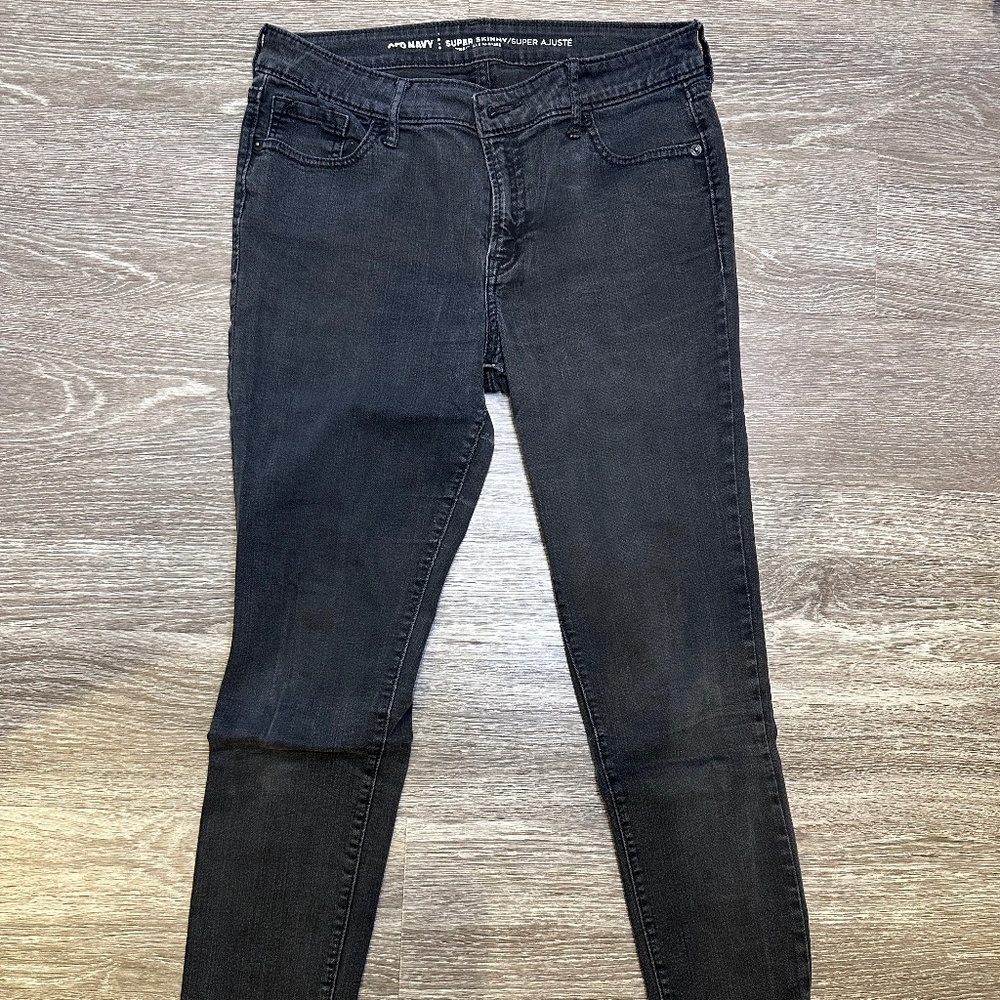 Black Old Navy Skinny Jeans Size 10